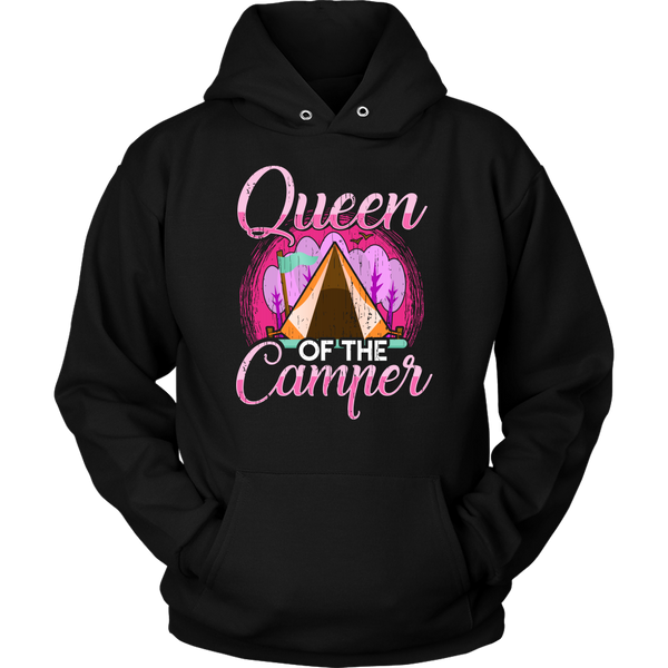 Queen of The Camper- Shirts, Long Sleeve, Hoodie, Tanks, Sweatshirt