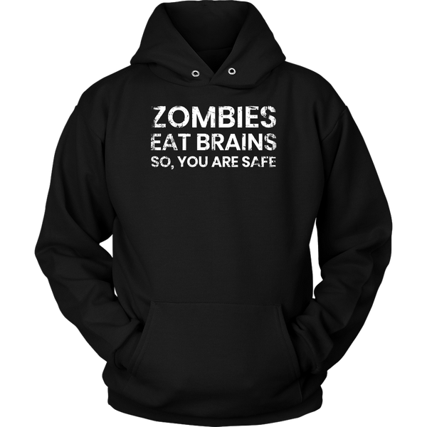 Zombies Eat Brains- Shirts, Long Sleeve, Hoodie, Tanks, Sweatshirt