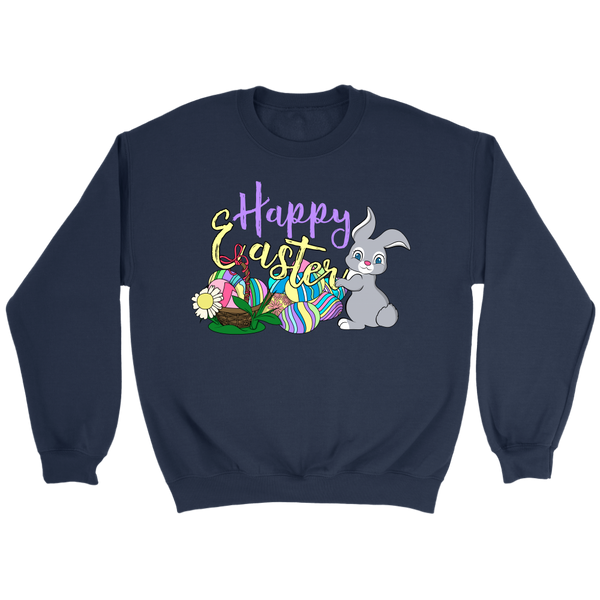 Happy Easter Bunny- Shirts, Long Sleeve, Hoodie, Tanks, Sweatshirt