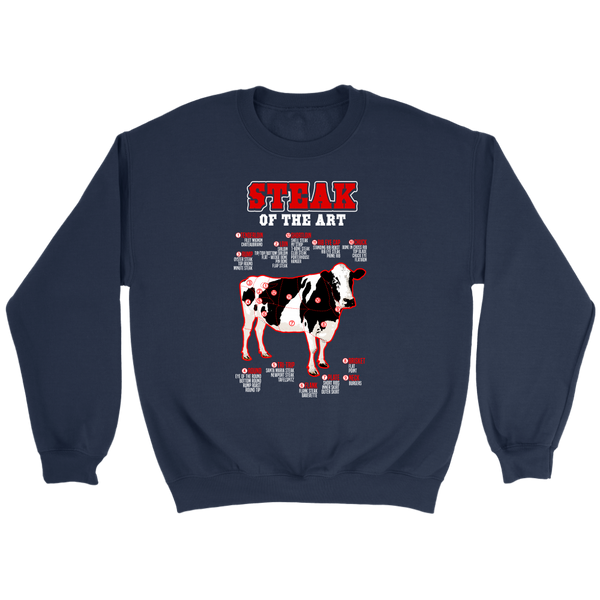 Steak of The Art- Shirts, Long Sleeve, Hoodie, Tanks, Sweatshirt