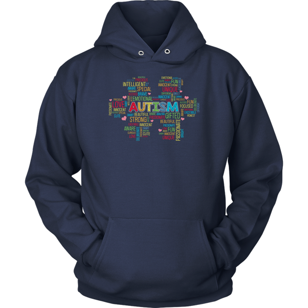 Autism Awareness Puzzle- Shirts, Long Sleeve, Hoodie, Tanks, Sweatshirt