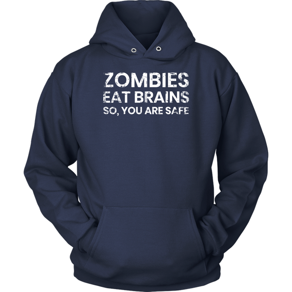 Zombies Eat Brains- Shirts, Long Sleeve, Hoodie, Tanks, Sweatshirt