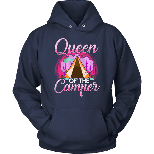 Queen of The Camper- Shirts, Long Sleeve, Hoodie, Tanks, Sweatshirt