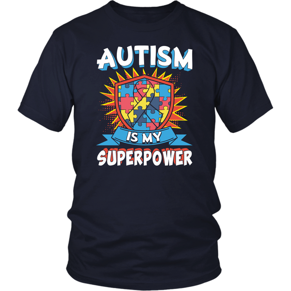 Autism is My Superpower- Shirts, Long Sleeve, Hoodie, Tanks, Sweatshirt