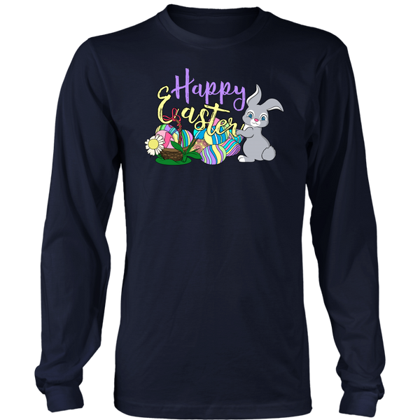 Happy Easter Bunny- Shirts, Long Sleeve, Hoodie, Tanks, Sweatshirt