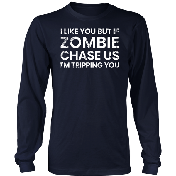 Zombie Chase Us- Shirts, Long Sleeve, Hoodie, Tanks, Sweatshirt