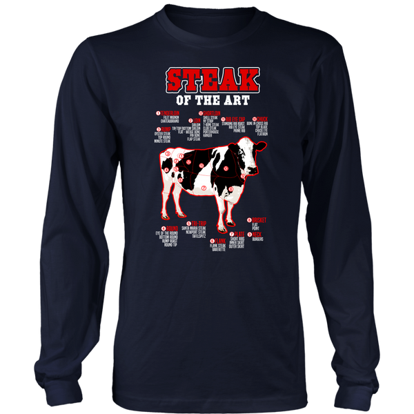 Steak of The Art- Shirts, Long Sleeve, Hoodie, Tanks, Sweatshirt