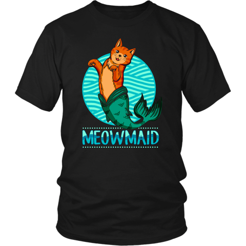 Meowmaid- Shirts, Long Sleeve, Hoodie, Tanks, Sweatshirt