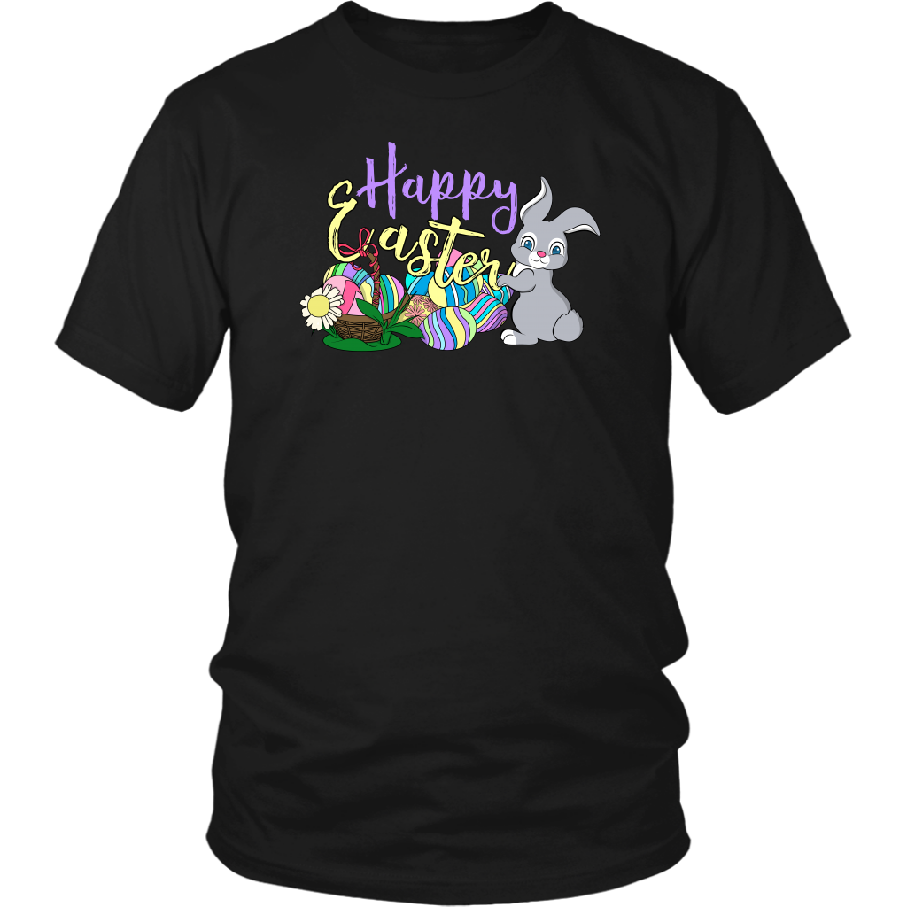 Happy Easter Bunny- Shirts, Long Sleeve, Hoodie, Tanks, Sweatshirt