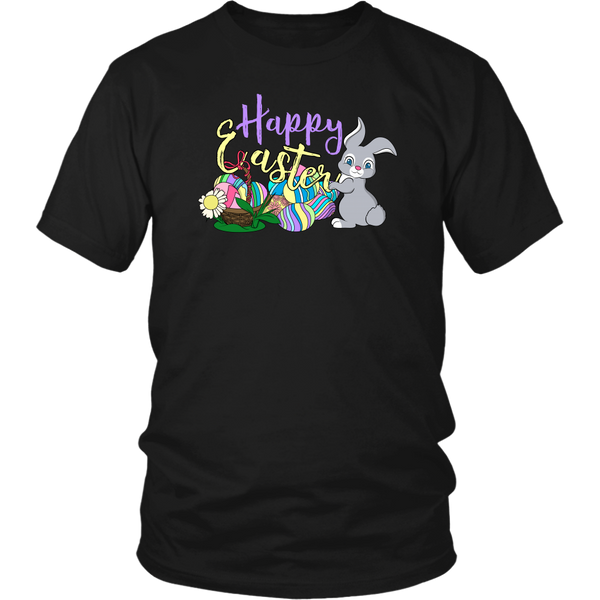 Happy Easter Bunny- Shirts, Long Sleeve, Hoodie, Tanks, Sweatshirt