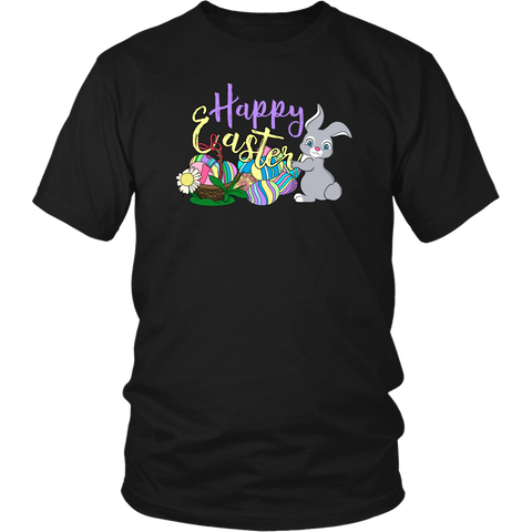 Happy Easter Bunny- Shirts, Long Sleeve, Hoodie, Tanks, Sweatshirt