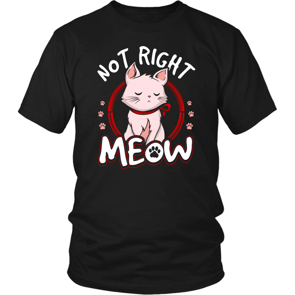 Not Right Meow- Shirts, Long Sleeve, Hoodie, Tanks, Sweatshirt