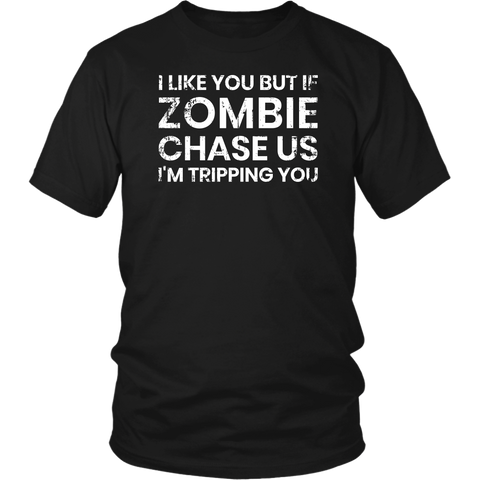 Zombie Chase Us- Shirts, Long Sleeve, Hoodie, Tanks, Sweatshirt