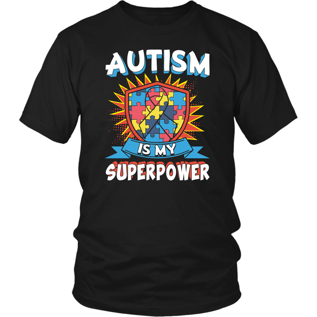 Autism is My Superpower- Shirts, Long Sleeve, Hoodie, Tanks, Sweatshirt