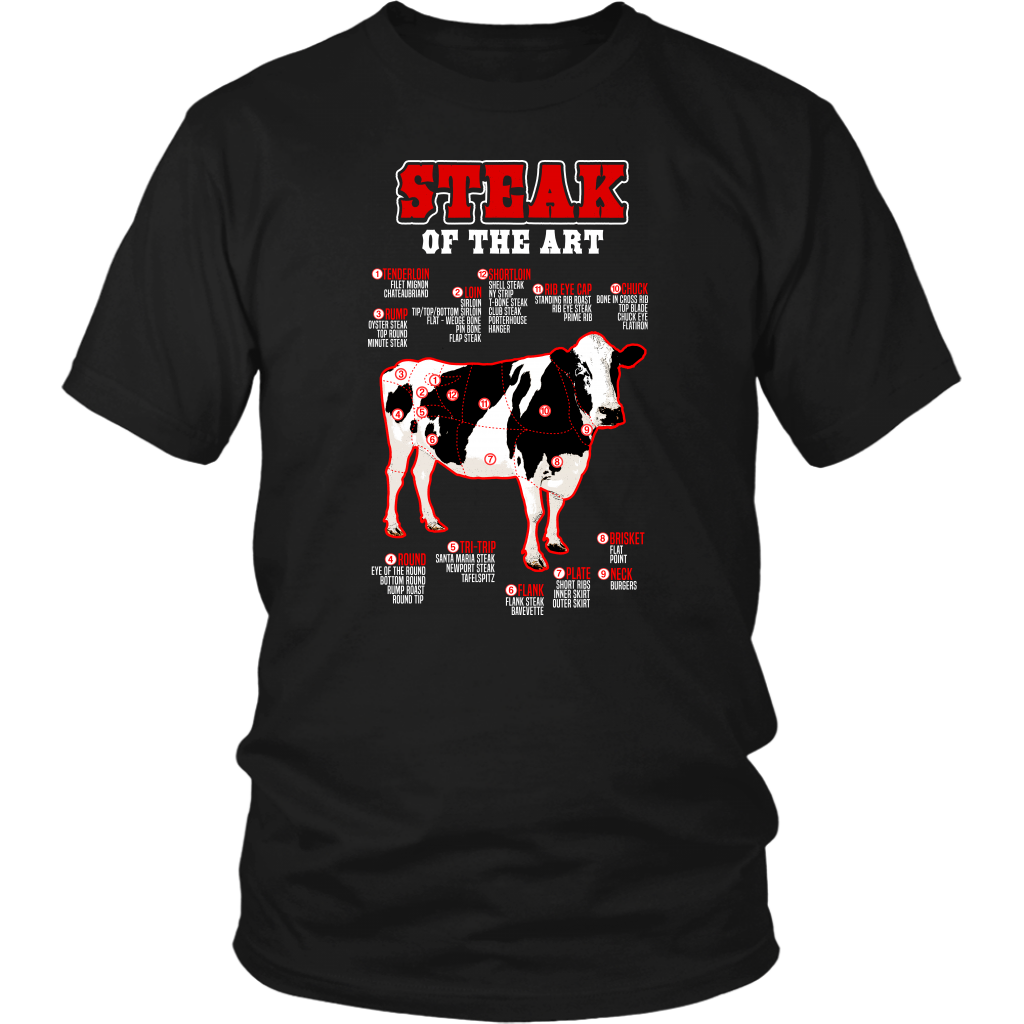 Steak of The Art- Shirts, Long Sleeve, Hoodie, Tanks, Sweatshirt