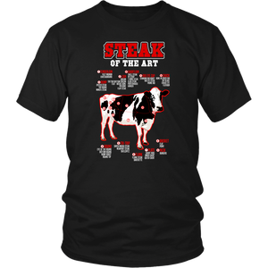 Steak of The Art- Shirts, Long Sleeve, Hoodie, Tanks, Sweatshirt