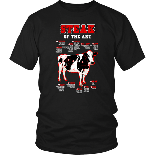 Steak of The Art- Shirts, Long Sleeve, Hoodie, Tanks, Sweatshirt