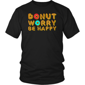 Donut Worry- Shirts, Long Sleeve, Hoodie, Tanks, Sweatshirt