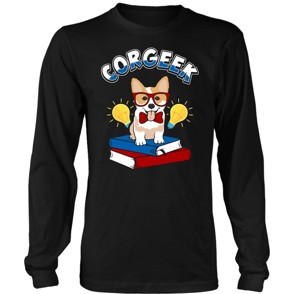 Corgeek- Shirts, Long Sleeve, Hoodie, Tanks, Sweatshirt