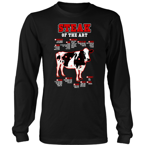 Steak of The Art- Shirts, Long Sleeve, Hoodie, Tanks, Sweatshirt