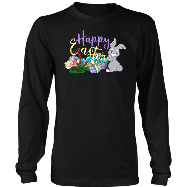 Happy Easter Bunny- Shirts, Long Sleeve, Hoodie, Tanks, Sweatshirt