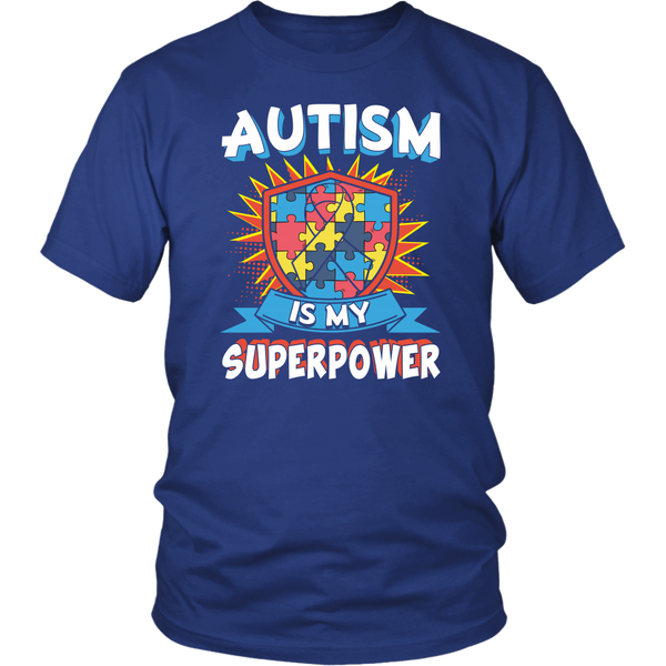 Autism is My Superpower- Shirts, Long Sleeve, Hoodie, Tanks, Sweatshirt