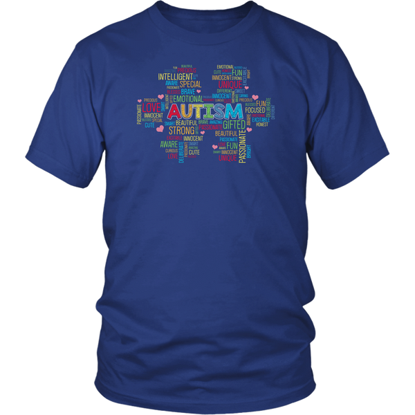 Autism Awareness Puzzle- Shirts, Long Sleeve, Hoodie, Tanks, Sweatshirt