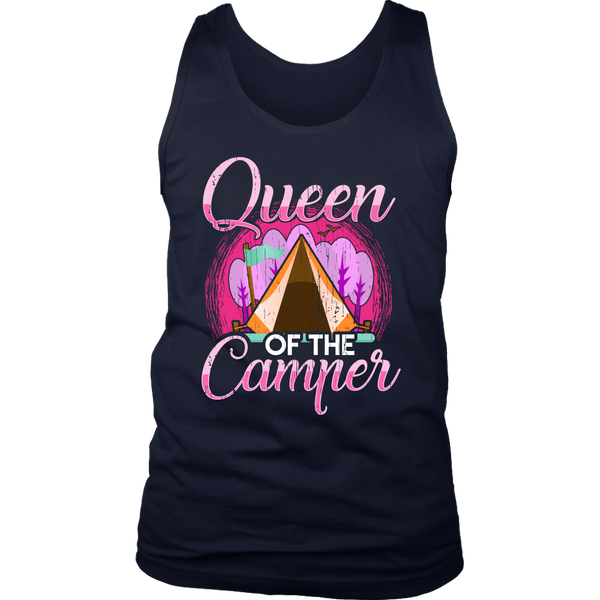 Queen of The Camper- Shirts, Long Sleeve, Hoodie, Tanks, Sweatshirt