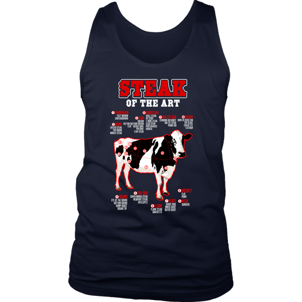 Steak of The Art- Shirts, Long Sleeve, Hoodie, Tanks, Sweatshirt