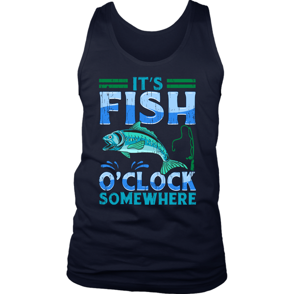 Fish O'Clock- Shirts, Long Sleeve, Hoodie, Tanks, Sweatshirt