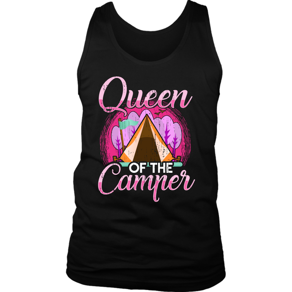 Queen of The Camper- Shirts, Long Sleeve, Hoodie, Tanks, Sweatshirt