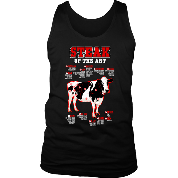 Steak of The Art- Shirts, Long Sleeve, Hoodie, Tanks, Sweatshirt