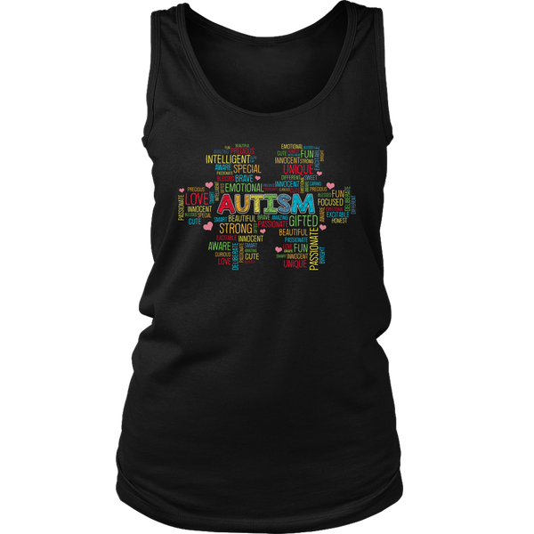 Autism Awareness Puzzle- Shirts, Long Sleeve, Hoodie, Tanks, Sweatshirt