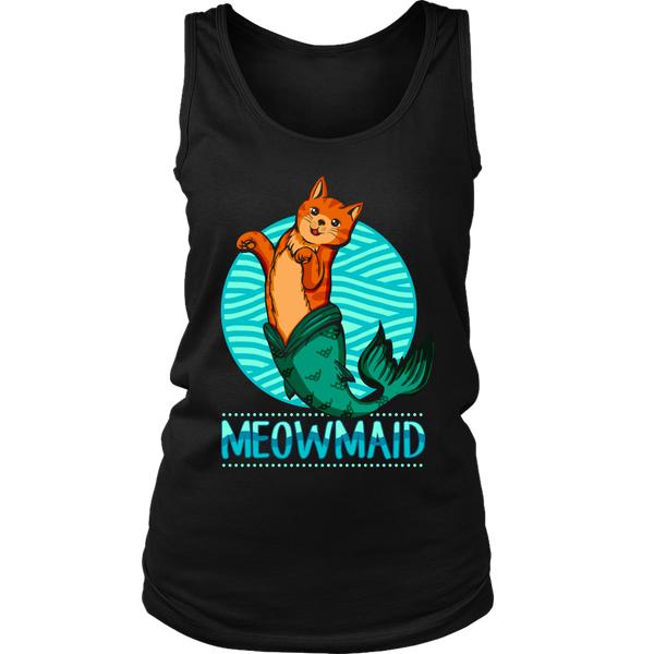 Meowmaid- Shirts, Long Sleeve, Hoodie, Tanks, Sweatshirt