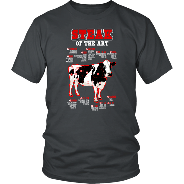 Steak of The Art- Shirts, Long Sleeve, Hoodie, Tanks, Sweatshirt