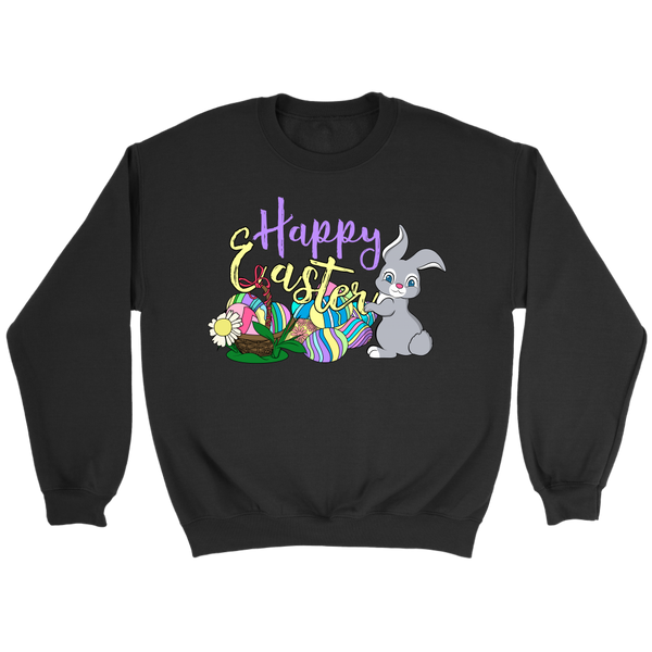 Happy Easter Bunny- Shirts, Long Sleeve, Hoodie, Tanks, Sweatshirt