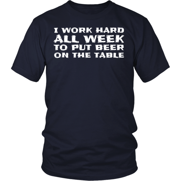 Put Beer On The Table- Shirts, Long Sleeve, Hoodie, Tanks, Sweatshirt