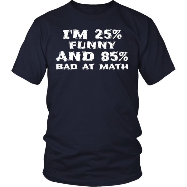 Funny and Bad at Math- Shirts, Long Sleeve, Hoodie, Tanks, Sweatshirt