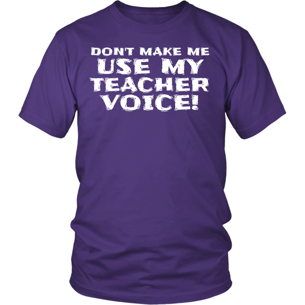 My Teacher Voice- Shirts, Long Sleeve, Hoodie, Tanks, Sweatshirt