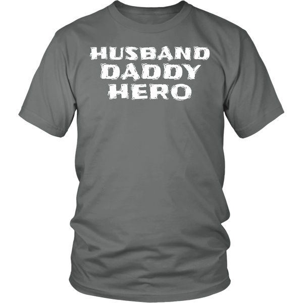 Husband Daddy Hero- Shirts, Long Sleeve, Hoodie, Tanks, Sweatshirt