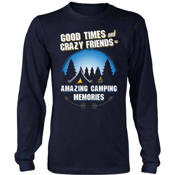 Amazing Camping Memories- Shirts, Long Sleeve, Hoodie, Tanks, Sweatshirt