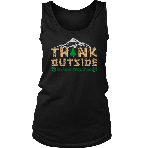 Think Outside- Shirts, Long Sleeve, Hoodie, Tanks, Sweatshirt