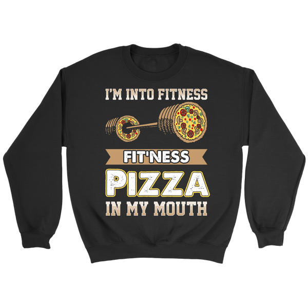 Fitness Pizza- Shirts, Long Sleeve, Hoodie, Tanks, Sweatshirt