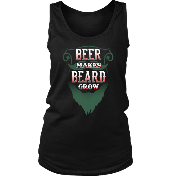 Beer Makes Beard Grow- Shirts, Long Sleeve, Hoodie, Tanks, Sweatshirt