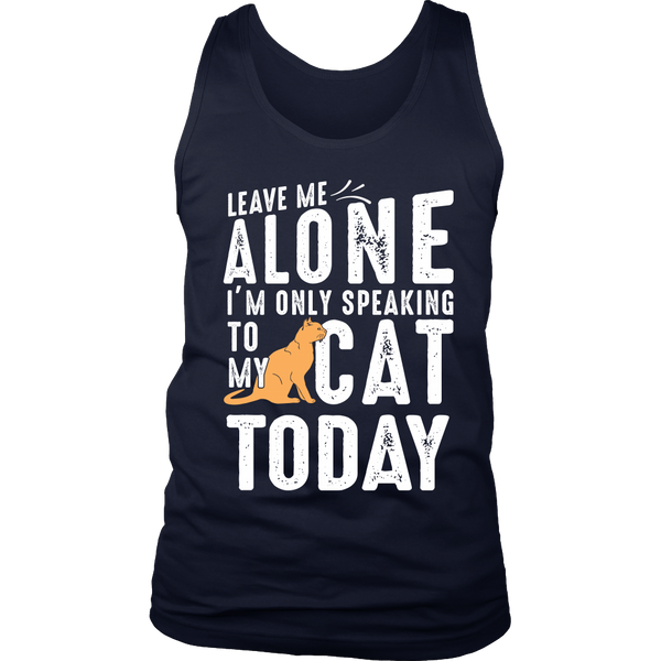 Leave Me Alone With My Cat- Shirts, Long Sleeve, Hoodie, Tanks, Sweatshirt