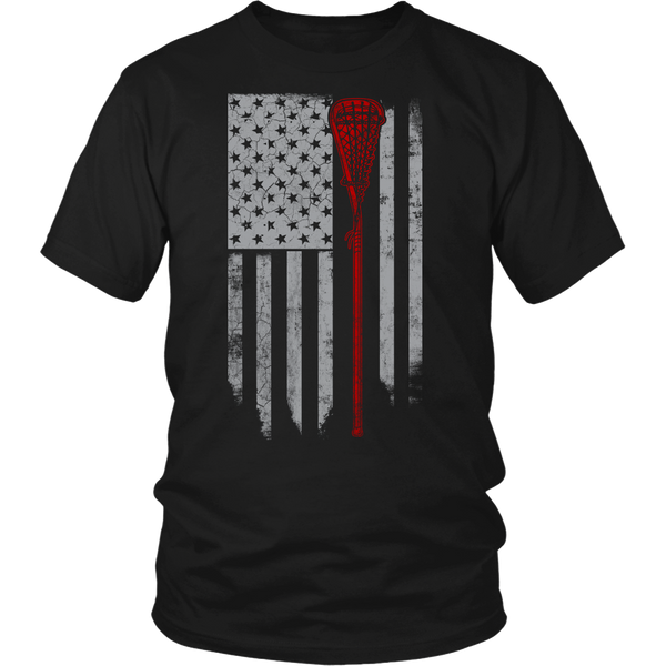 Lacrosse Flag- Shirts, Long Sleeve, Hoodie, Tanks, Sweatshirt