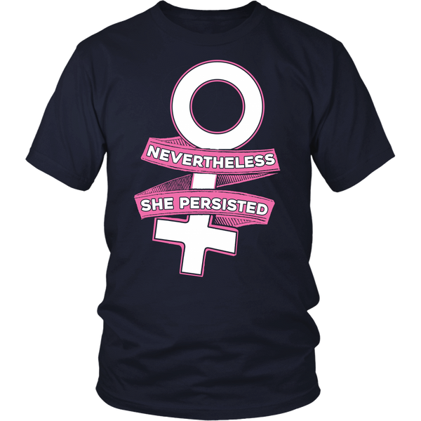 Nevertheless She Persisted- Shirts, Long Sleeve, Hoodie, Tanks, Sweatshirt