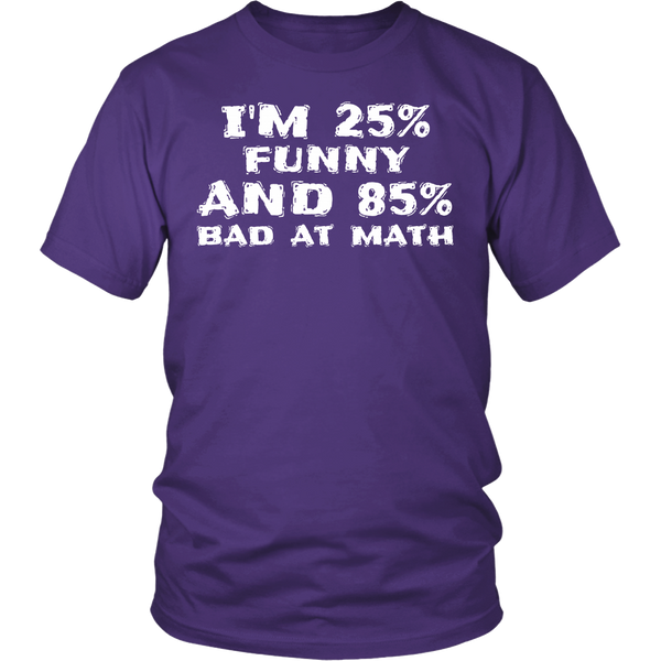 Funny and Bad at Math- Shirts, Long Sleeve, Hoodie, Tanks, Sweatshirt