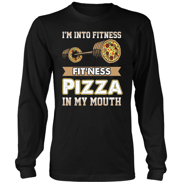 Fitness Pizza- Shirts, Long Sleeve, Hoodie, Tanks, Sweatshirt