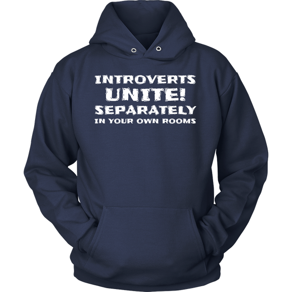 Introverts Unite- Shirts, Long Sleeve, Hoodie, Tanks, Sweatshirt